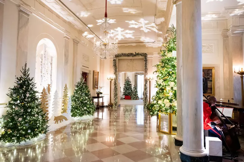 White House Holiday Decorations in Washington, US - 28 Nov 2022