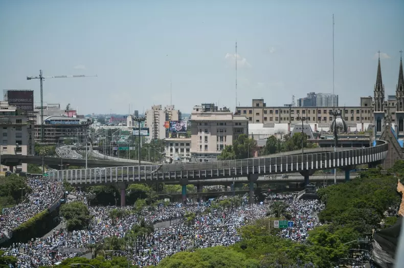 Argentinian fans celebrate winning FIFA World Cup 2022, Buenos Aires, Argentina - 20 Dec 2022