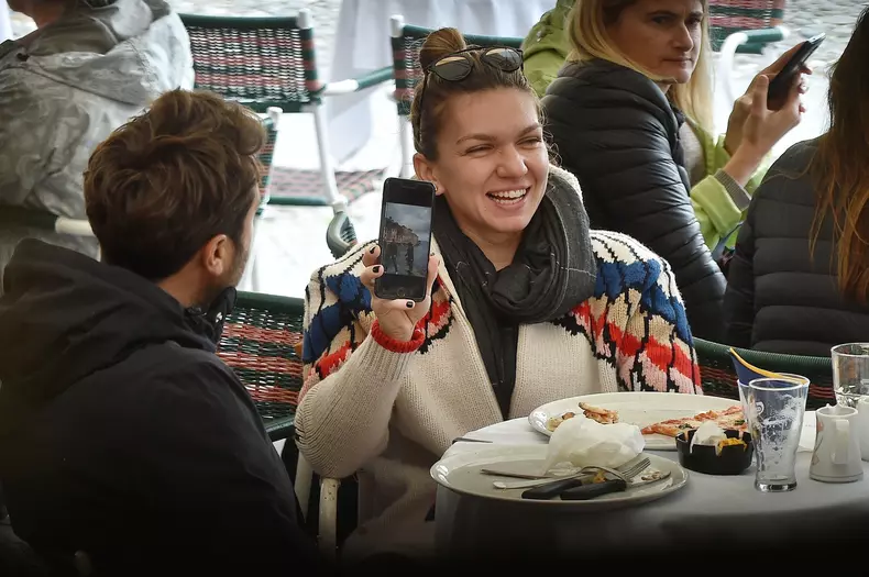 *EXCLUSIVE* Simona Halep and her new boyfriend seen in Portofino
