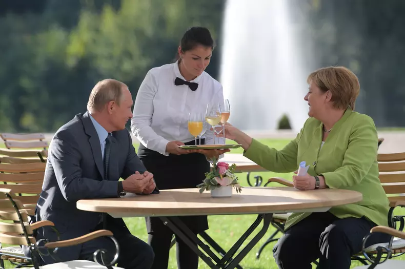 Russian President Vladimir Putin visits Berlin