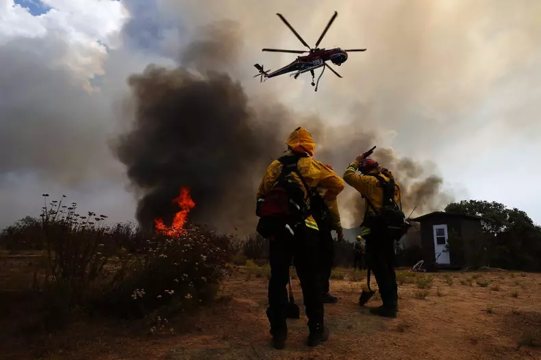 Incendiile din Statele Unite Ale Americii. Foto: Hepta
