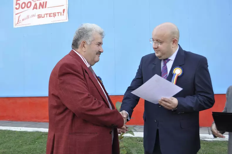 Ion Stănescu împreună cu Constantin Rădulescu. Foto: Facebook