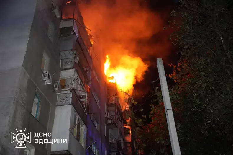 incendiu-apartament-ucraina-atac rusesc-iulie 2025