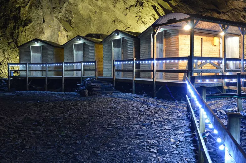 World's deepest hotel 1,375ft underground and accessible by epic trek