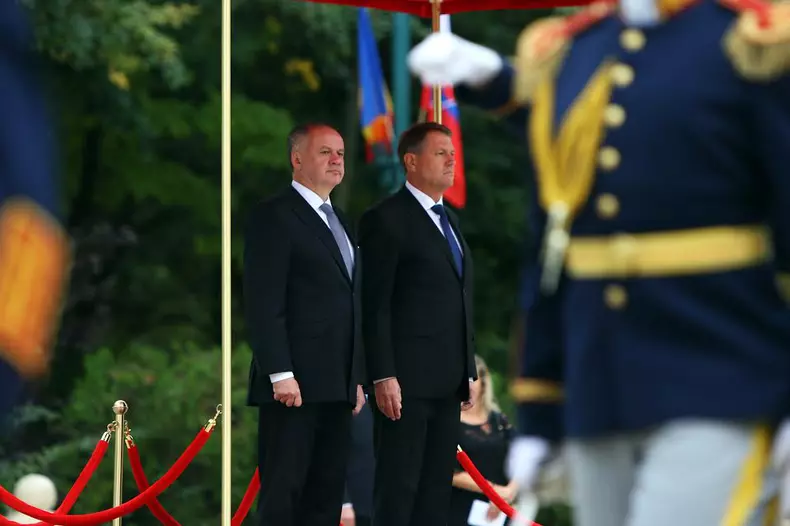 klaus iohannis si presedintele slovaciei 2
