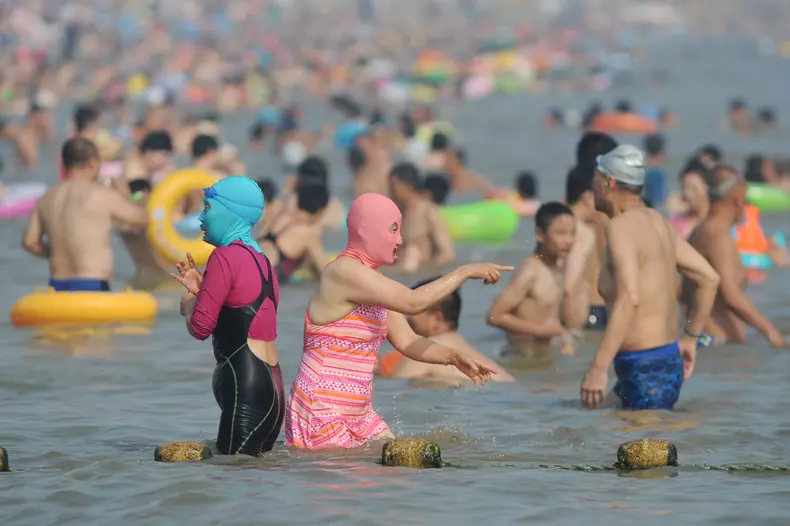 Qingdao Beach In China