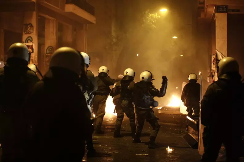 Anniversary of the killing of teenager Alexis Grigoropoulos by a police officer