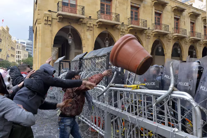 Anti-government protest in Beirut