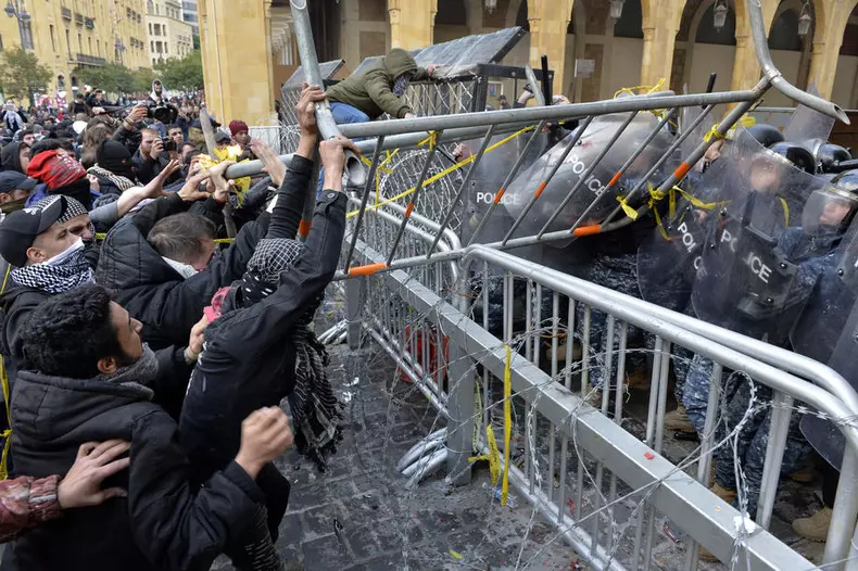 Anti-government protest in Beirut