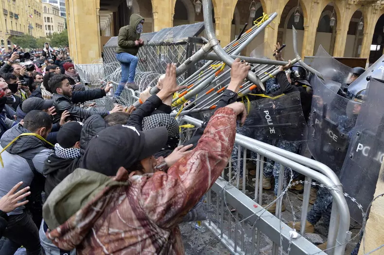 Anti-government protest in Beirut