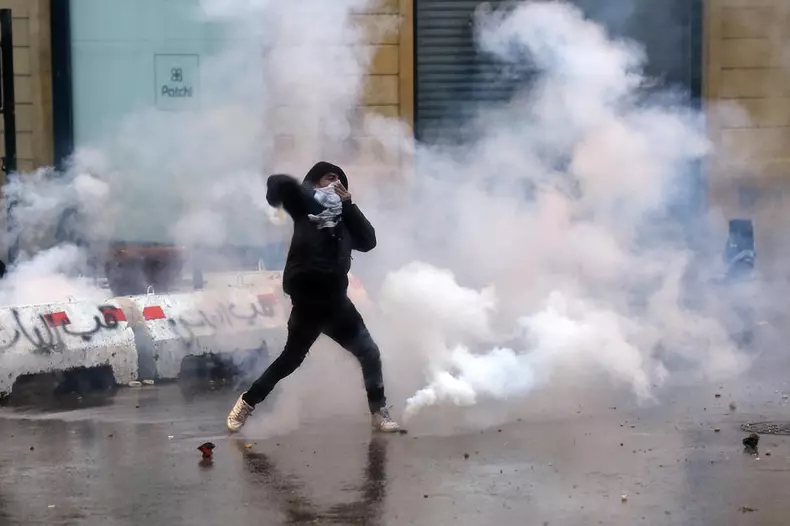 Anti-government protest in Beirut