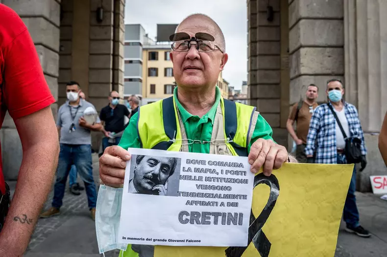 Proteste la Milano (Italia). Foto: Hepta