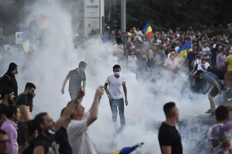 Piața Victoriei, 10 august 2018