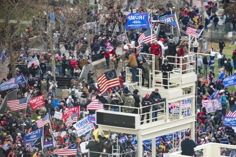 Protestors gather in DC to support Trump's baseless claims of voter fraud