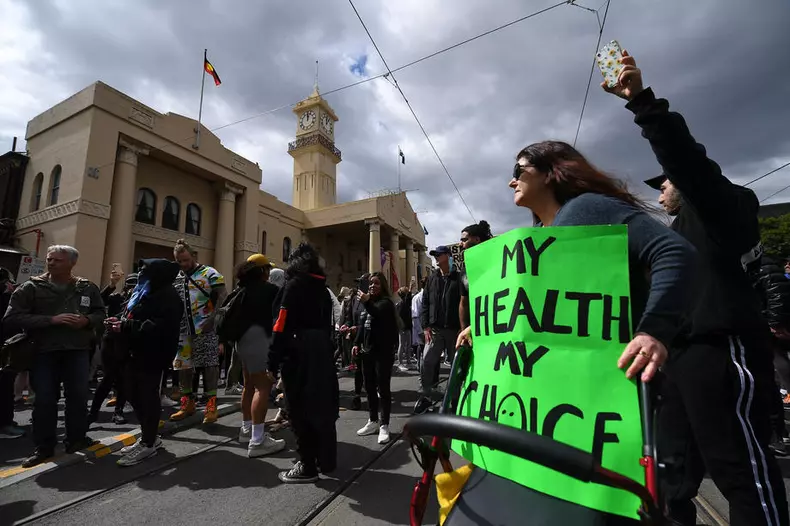 Worldwide Rally for Freedom in Melbourne
