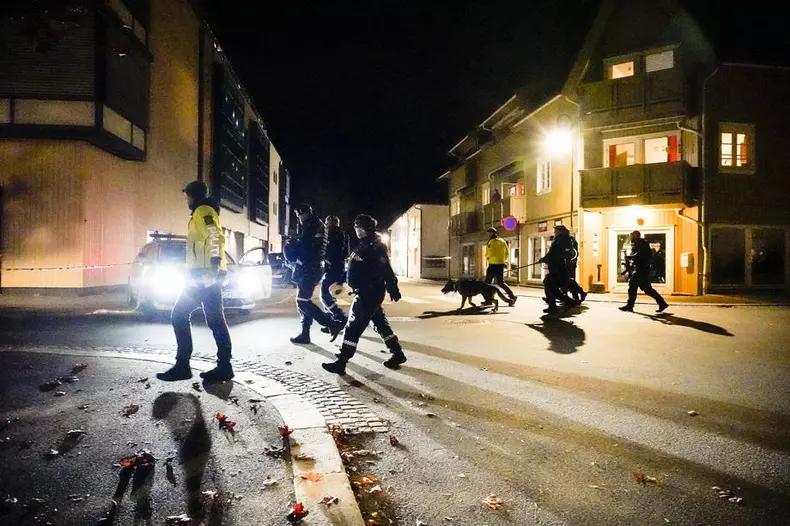 Police action in Kongsberg