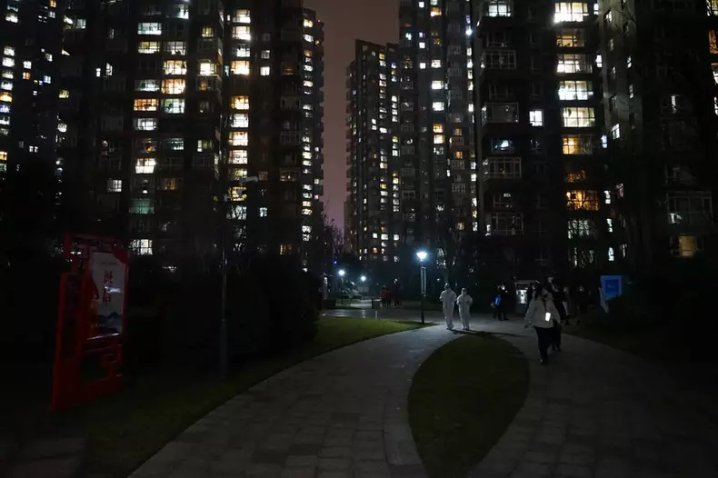 Imposed lockdown amid rising cases of Covid19 in Xian China