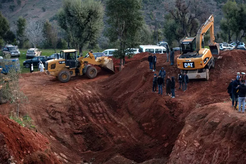 Rescue operations for child who fell into a well