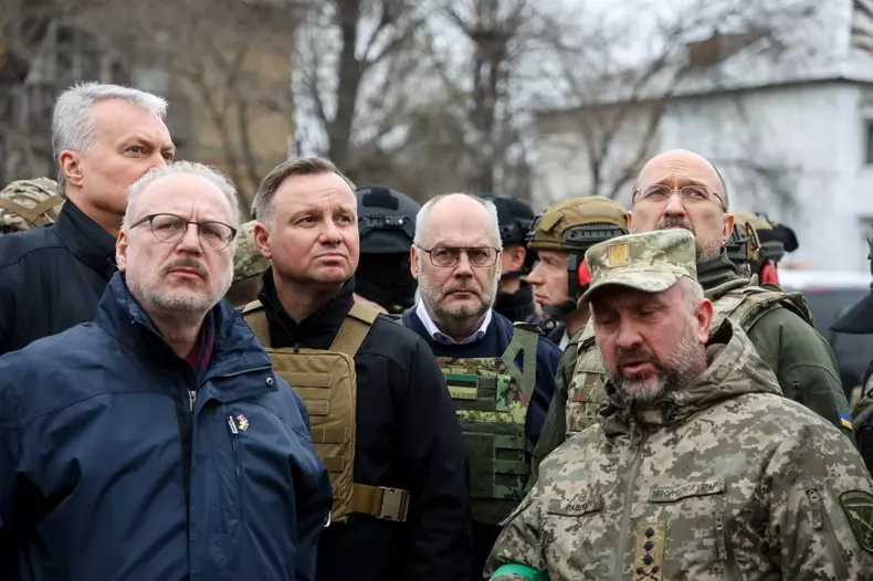 Baltics, Polish Presidents visit Ukraine