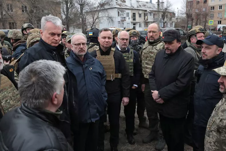 Baltics, Polish Presidents visit Ukraine