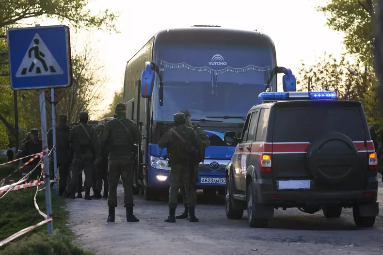 Evacuation of civilians from Azovstal Iron and Steel Works