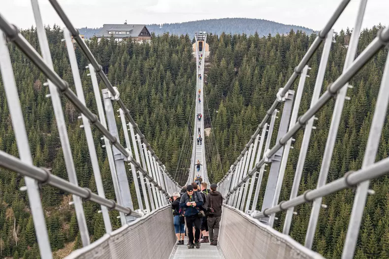 Sky Bridge 721, the longest suspension bridge in the world
