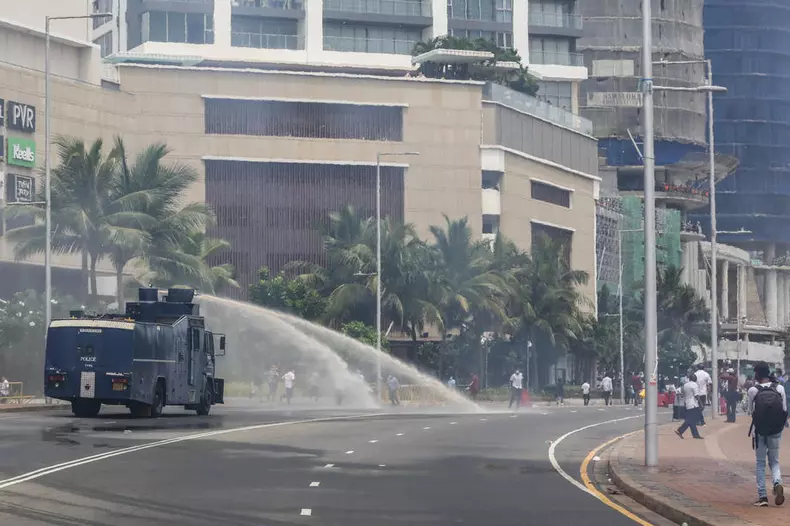 protest sri lanka
