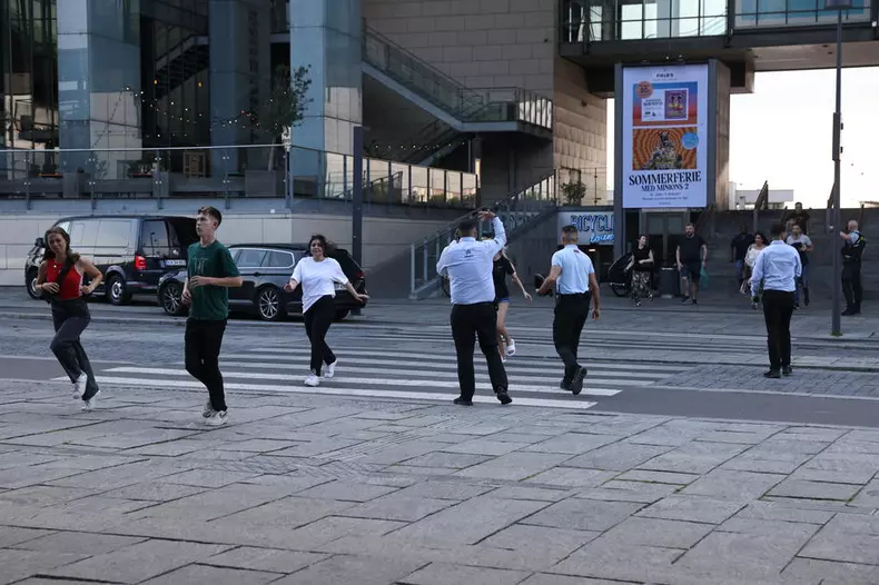 Incident in Danish Shopping Center