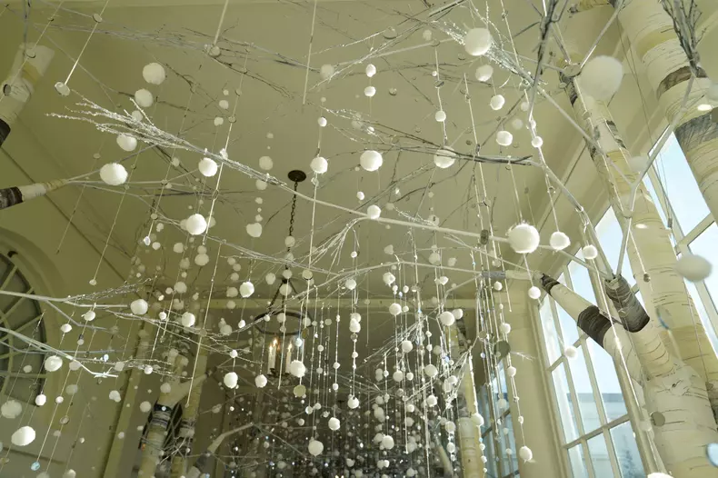 White House Holiday Decor Preview - Washington