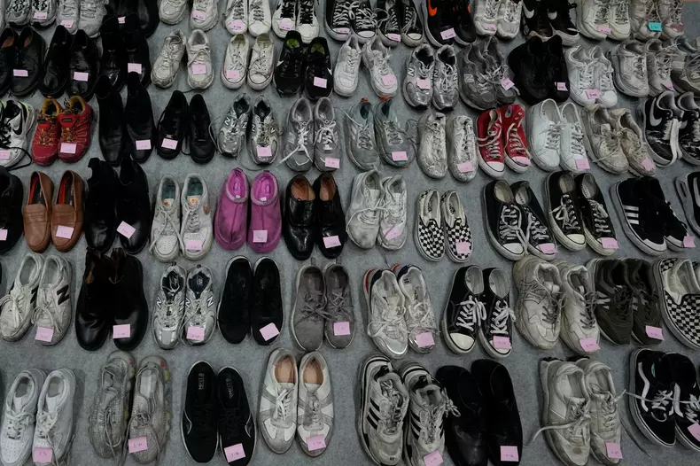 South Korea Crowd Surge Lost Shoes