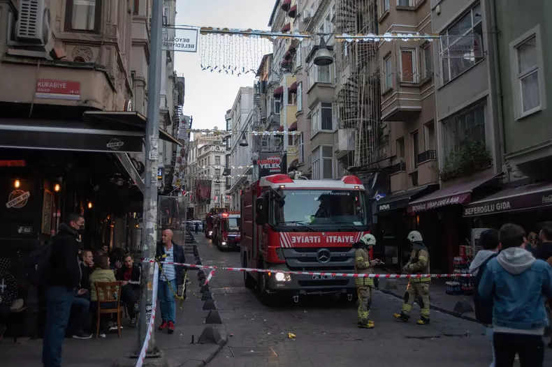 Explosion in Istanbul, Turkey - 13 Nov 2022