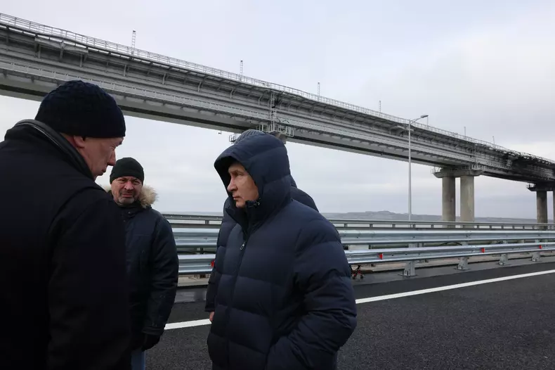 Russia Putin Crimea Bridge