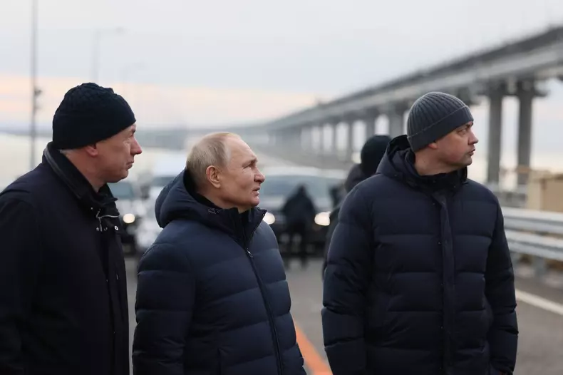 Russia Putin Crimea Bridge