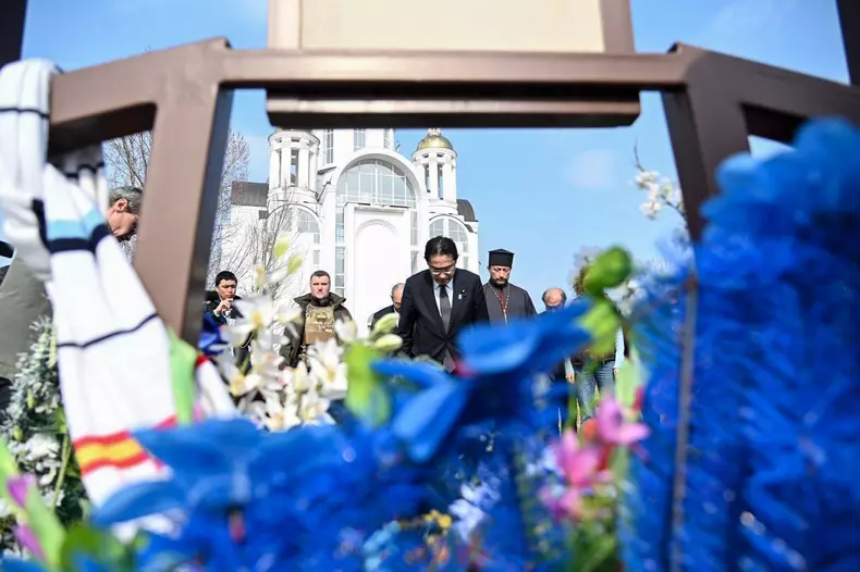 Japanase Prime Minister Fumio Kishida visits Ukraine