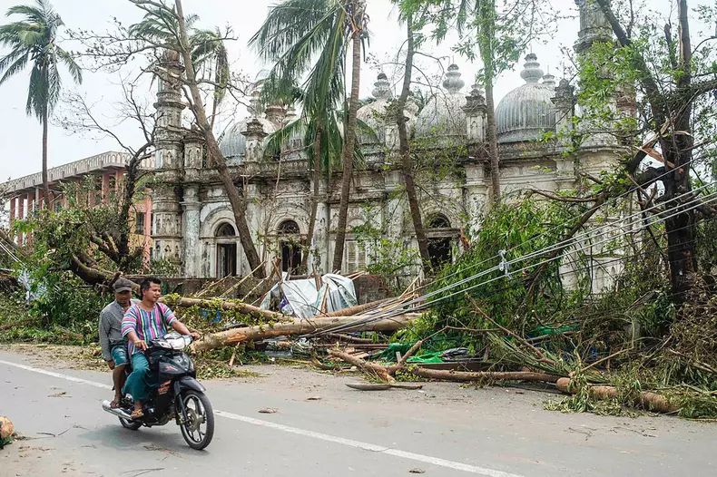 Myanmar Asia Cyclone