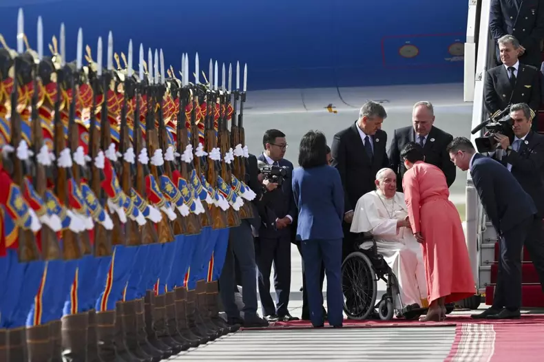 Pope Francis Visits Mongolia, Ulaanbaatar - 01 Sep 2023