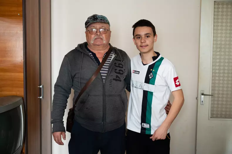 Daniel și Icu, bunicul