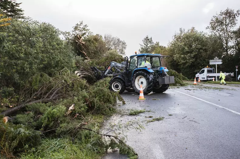TEMPETE CIARAN EN BRETAGNE