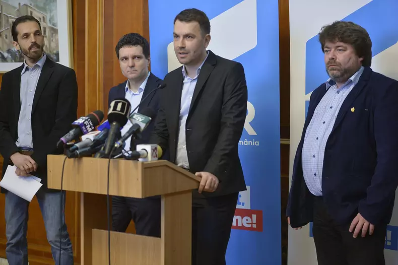 BUCURESTI - PARLAMENT - CONFERINTA DE PRESA - USR