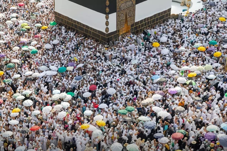 Muslims Hajj pilgrimage in Mecca