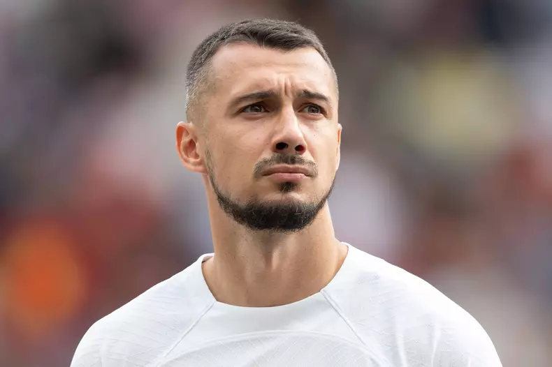 Ivan Schranz during UEFA EURO, EM, Europameisterschaft,Fussball 2024 match, Belgium - Slovakia, 17. june 2024 Copyright: