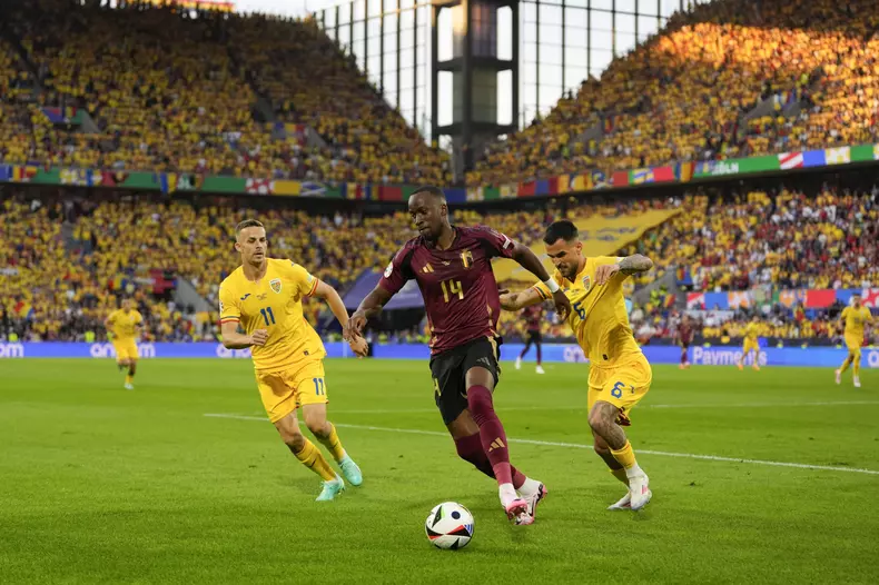 Euro 2024 Soccer Belgium Romania