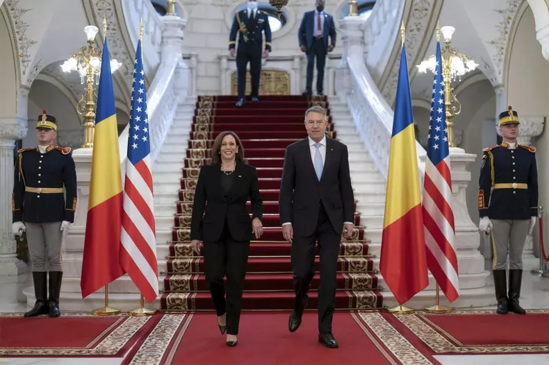 U.S Vice President Harris in Romania