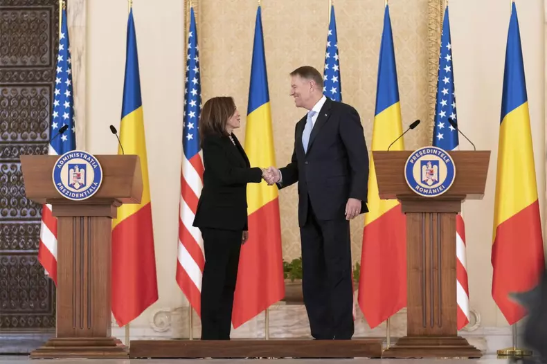 U.S Vice President Harris in Romania