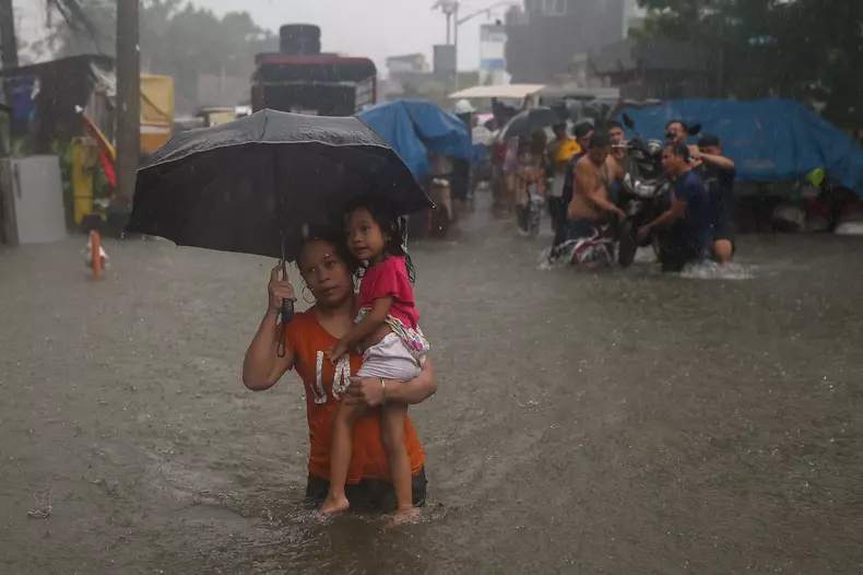 Typhoon Gaemi in Philippines