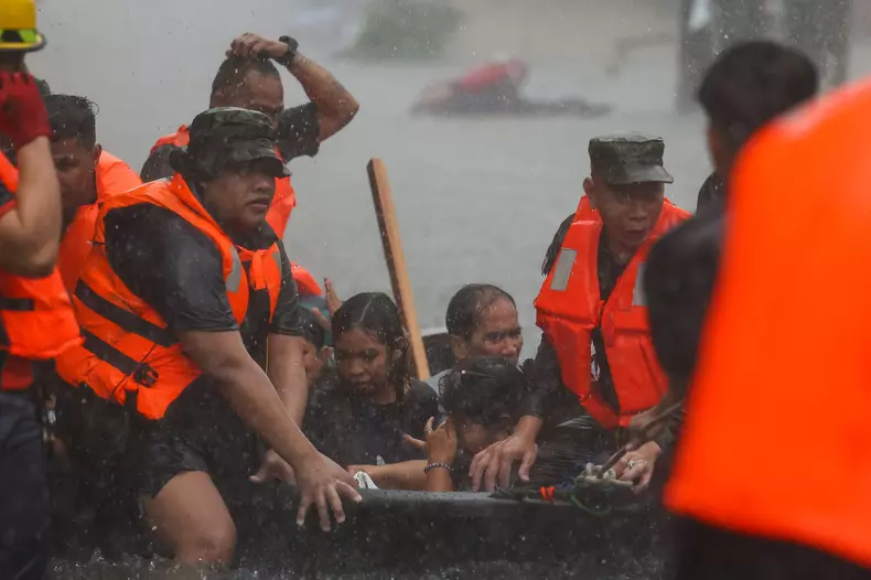 Typhoon Gaemi in Philippines