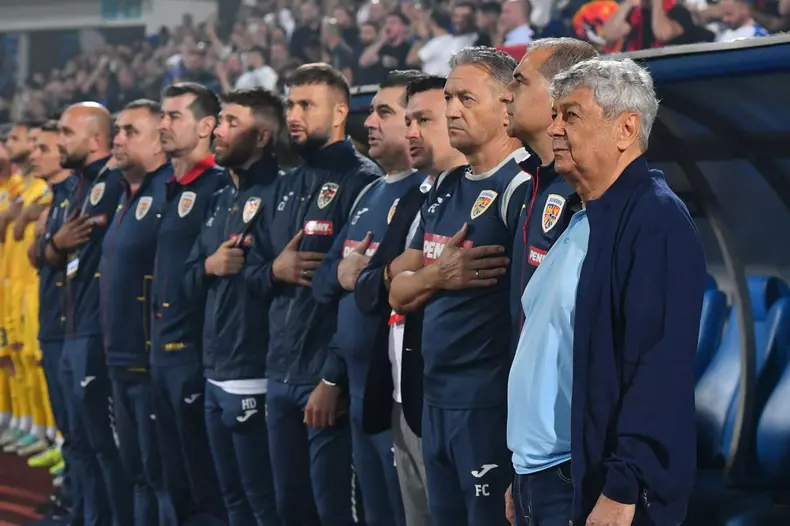 Kosovo-România, primul meci al lui Mircea Lucescu pe banca tricolorilor după 38 de ani. Foto: Cristi Preda / GSP.ro