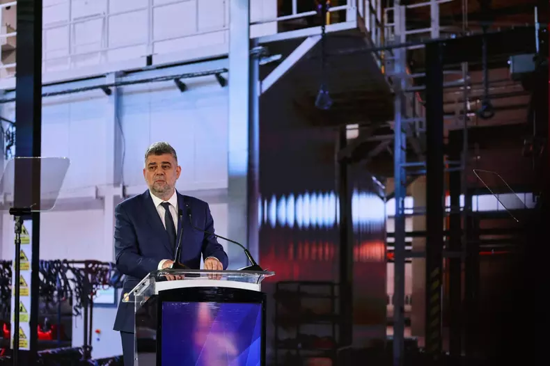 Marcel Ciolacu și-a prezentat „Proiectul de țară”. Foto Vlad Chirea