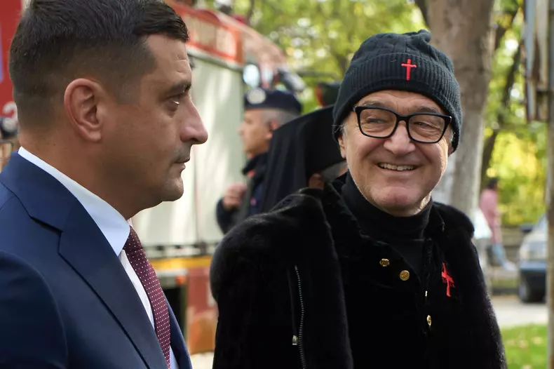 St. Demetrius the New, procession, Bucharest, Romania - 24 Oct 2024