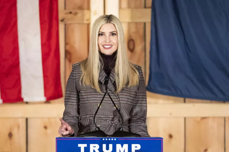 Ivanka Trump Campaigning for Donald Trump in Waymart, Pennsylvania
